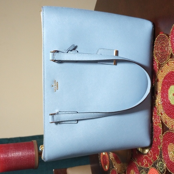 Kate Spade Cameron Street Lucie Tote Bag -Tile Blue - Picture 17 of 17